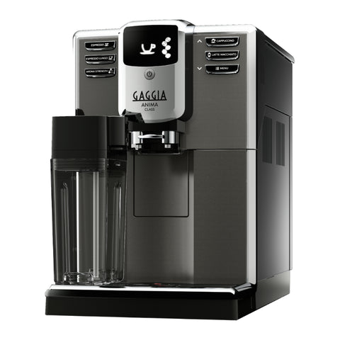 Gaggia Anima Class automatic espresso machine with integrated milk carafe and LCD display