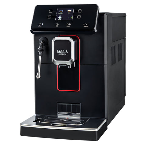 Gaggia Magenta Plus automatic espresso machine with full color display and stainless steel steam wand