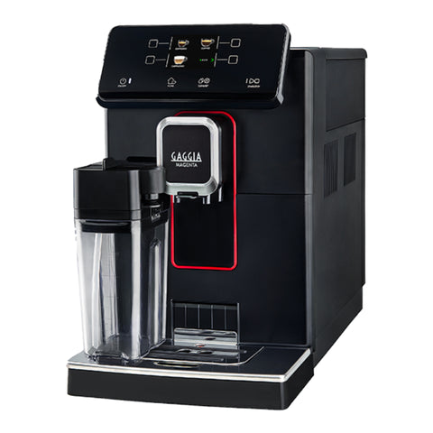 Gaggia Magenta Prestige automatic espresso machine with integrated milk carafe and color display